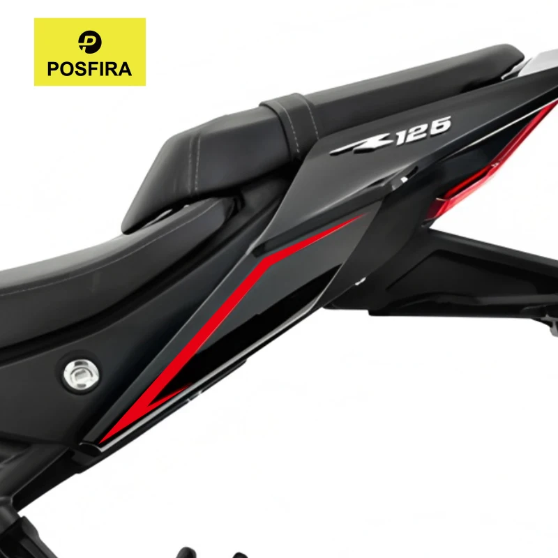 

POSFIRA наклейки на обтекатель мотоцикла, виниловая наклейка для Voge 125R 125 R R125 2023 2024 2025, аксессуары для украшения заднего сиденья