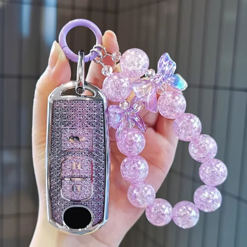 

Suitable for Mazda 3 keycase CX4 CX5 Atenza cx30 CX50 cx8 cx90 keycover key shell keychain car accessories