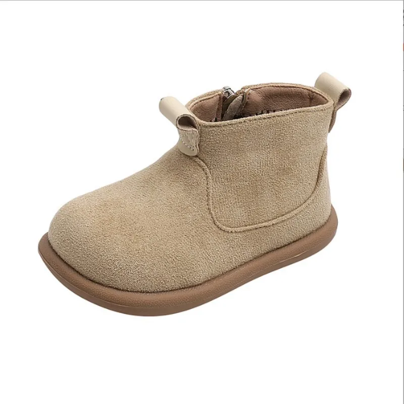 

Kids Short Boots Girls Autumn Winter New Soft Soled British Style Baby Martin Boots Versatile Casual Boys' Fashionable Boots