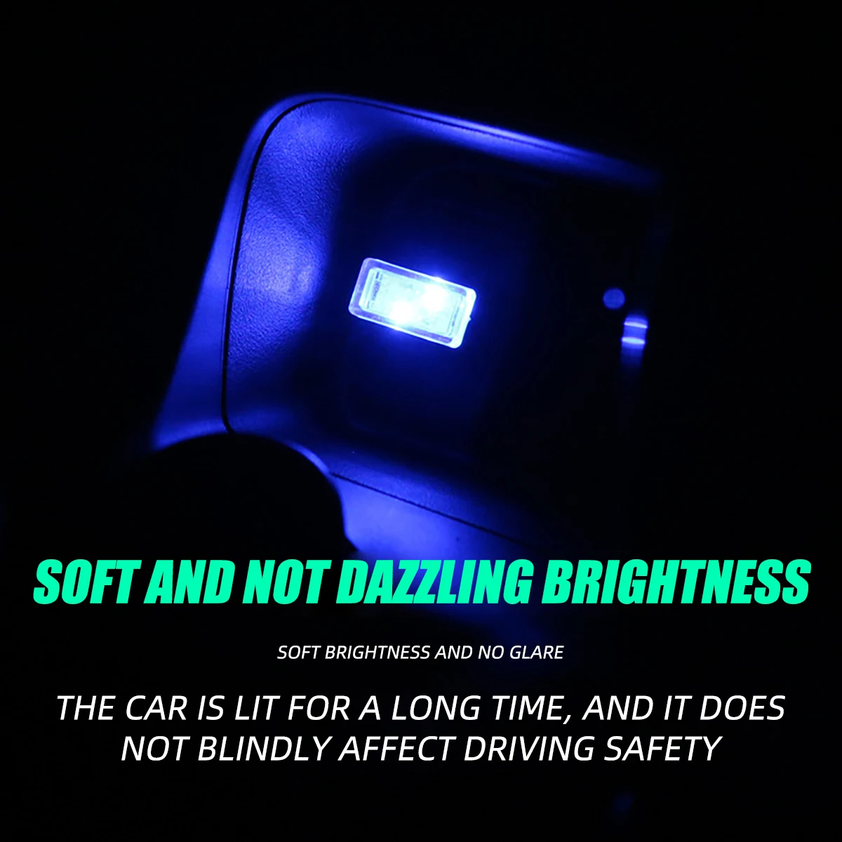 1x Mini USB LED luces de ambiente luz nocturna multicolor Plug and Play adecuado para PC ordenador accesorios interiores de coche