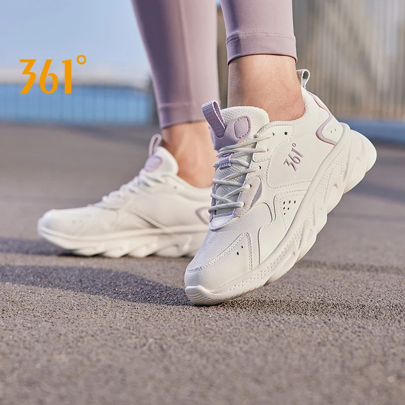 

361 Degrees Women's Running Sports Shoes Shock Absorption Rebound All-match Fashion Comfortable Q Bomb Sneakers Male 682232237