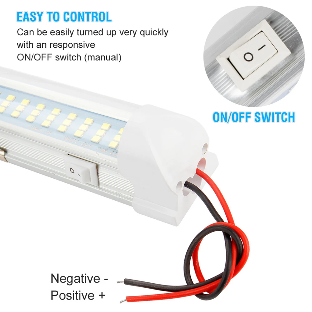 Listwa oświetleniowa LED samochodu 108LED Światło dachowe ciężarówki 12V Samoprzylepne światło kopułkowe Awaryjna lampa naprawcza samochodu do