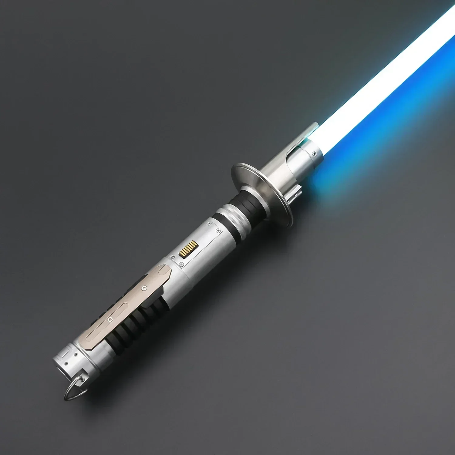 TXQSABER Ezra EP3 Replica Lightsaber Metal Hilt Heavy Dueling Light Sword Neo Pixel Green Laser Ezra Bridger Weathered Version