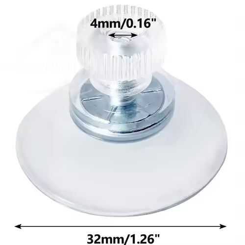 5/10Pcs Suction Cups with Screw 25/32/41/53mm Plastic Sucker Pad Holder PVC Sucker with Screw Nut for Bathroom Window Car Shade - Image 10
