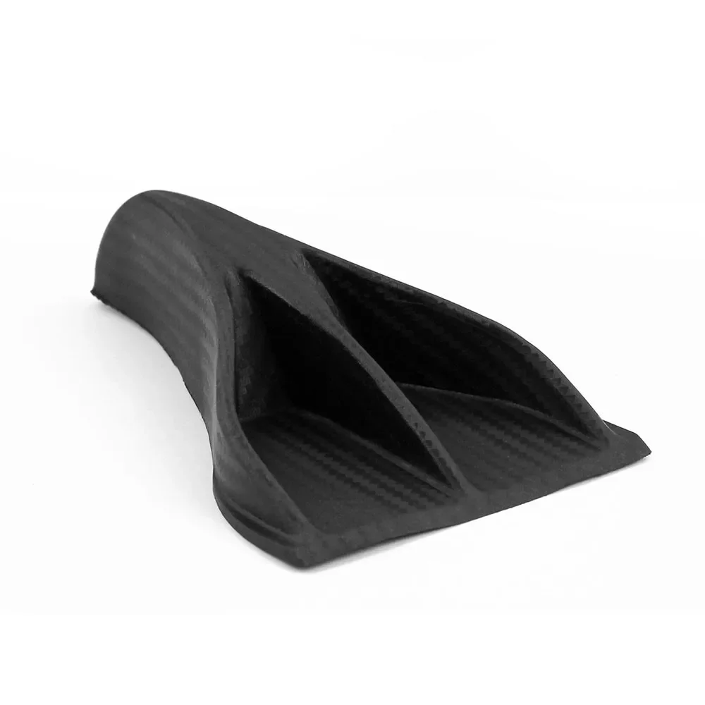1Pcs/10Pcs Car Roof Shark Fins Spoiler, Carbon Fiber Universal Shark Fin Diffuser Vortex Generator Exterior Antenna Decoration