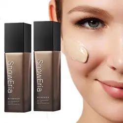 Soft Liquid Foundation Lightweight Waterproof, Pore Concealing, Skin Brightening Makeup for Lasting Coverage