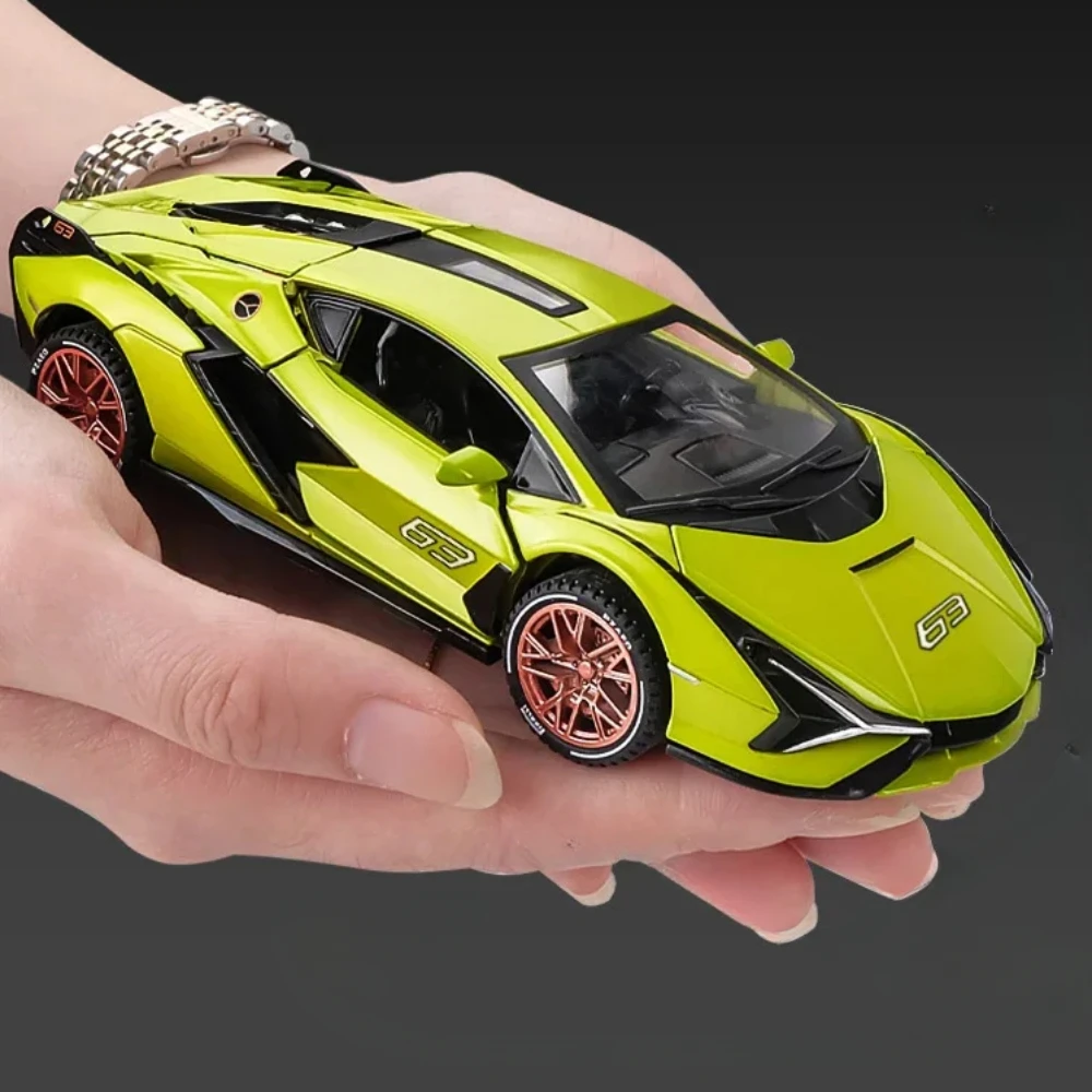 1/32 SIAN Car Model Toy Metal Diecast Alloy Body Doors Can Be Opened Supercars for Boys Children Kids Gift Toys Vehicle Hobbies