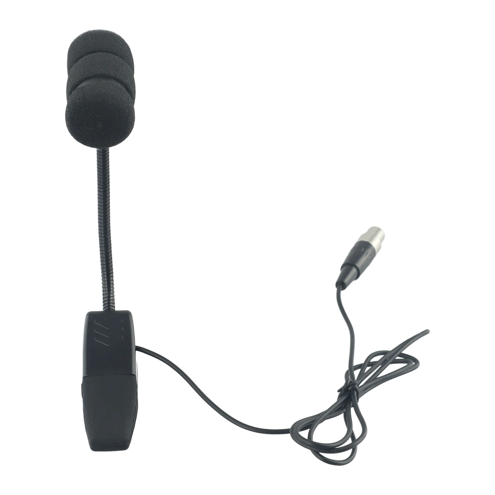 Portable 3 Pin 4 Pin Wired Sax Microphone Omnidirectional Pickup With Cable Power Supply Group For Music Instrument 2.0-10V.DC