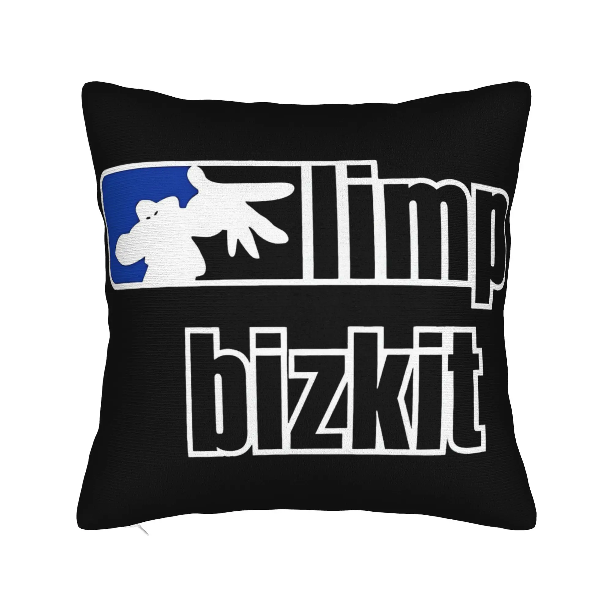 Music Rock Limp Bizkit Rap Square Pillow Cases  Cushion Cover Novelty Zipper Decor Pillowcase for Home 40x40cm