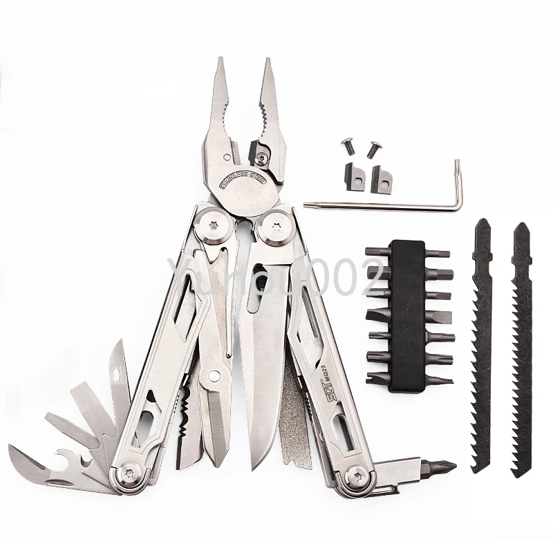 

SQT Shun brand new MQ23 multifunctional combination tool folding tool pliers carry equipment with you