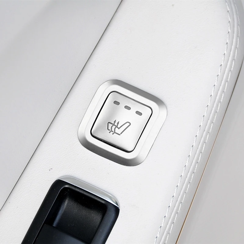 

For Mercedes Benz W212 E Class 2010-2015 Car Styling Heating Backseat Buttons Cover Sequins Decoration Trim Interior Accessories