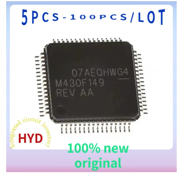 MSP430F149IPMR M430F149 MSP430F149 16 - Bit Ultra - Low - Power MCU with 60KB Flash & 2KB RAM for Precise Control