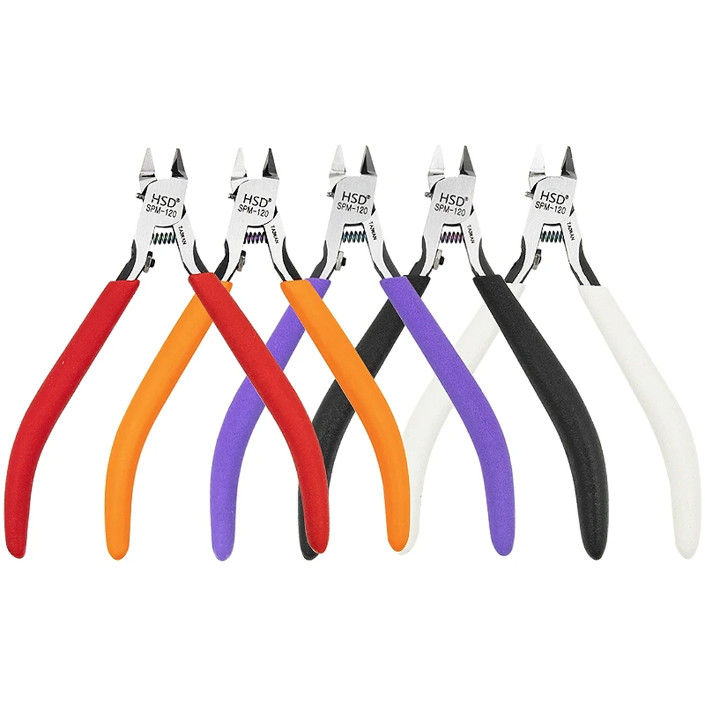 Pintudy Model Pliers CR-V Ultra-thin Single Blade Gundam Nipper Non-slip Grip Sprue Cutter for Plastic Model Cutting Building