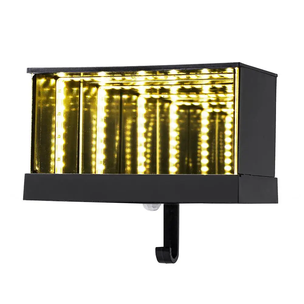 Porte-clés de Garage infini avec lumière LED, affichage de modèle de voiture, effet Tunnel d'illusion infinie, décoration de maison, cadeau de noël