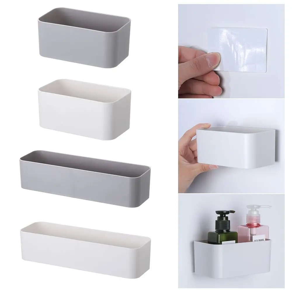 Case Air Conditioner Storage Box Stand Rack Remote Control Holder Cosmetic Storage Box Wall Mounted Organizer Fixed On Wall