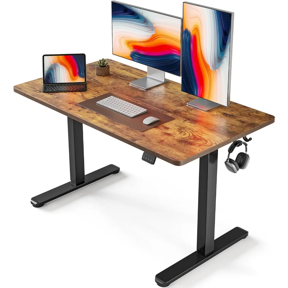 

Electric Standing Desk, 48 x 24 Inches Height Adjustable Stand up Desk, Sit Stand Home Office Desk, Computer Desk