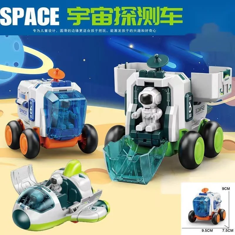 Raumschiff Serie Figur Mini Astronaut Luftfahrt Rakete Modell Rückkehr Kabine Raumschiff Shuttle Weltraum forschung Spielzeug Kind Geschenke