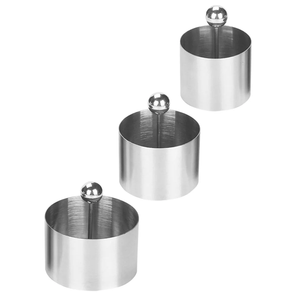 

Gadget Stainless Steel Cold Dish Mold Round Modeling Molds Making Supplies Dishes Decoration Cake Silver For