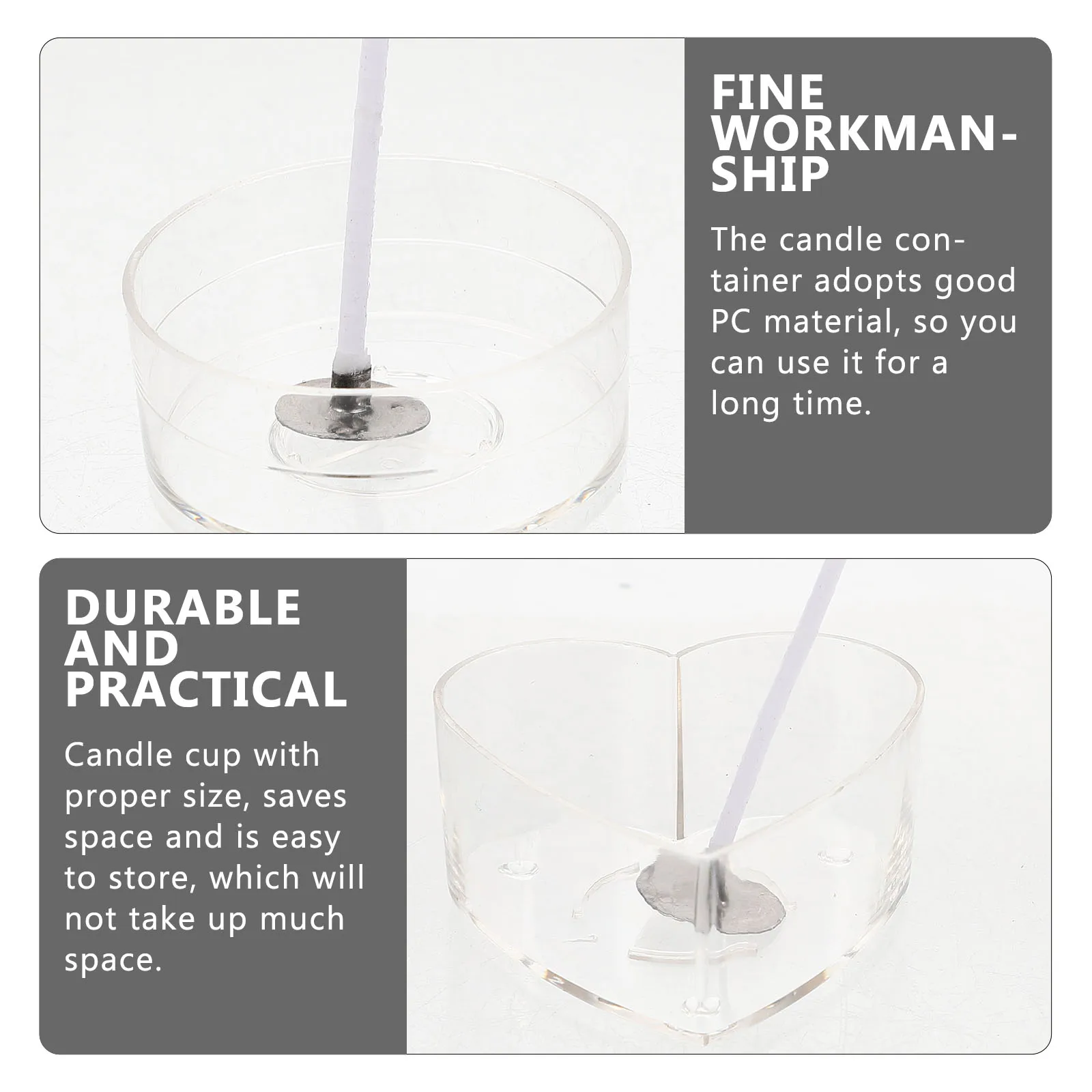 

Box Jars Small Containers Wax Melt Cups PC Reusable DIY Jar Jewelry Holder Wedding Valentine Gift Sealing Hardware