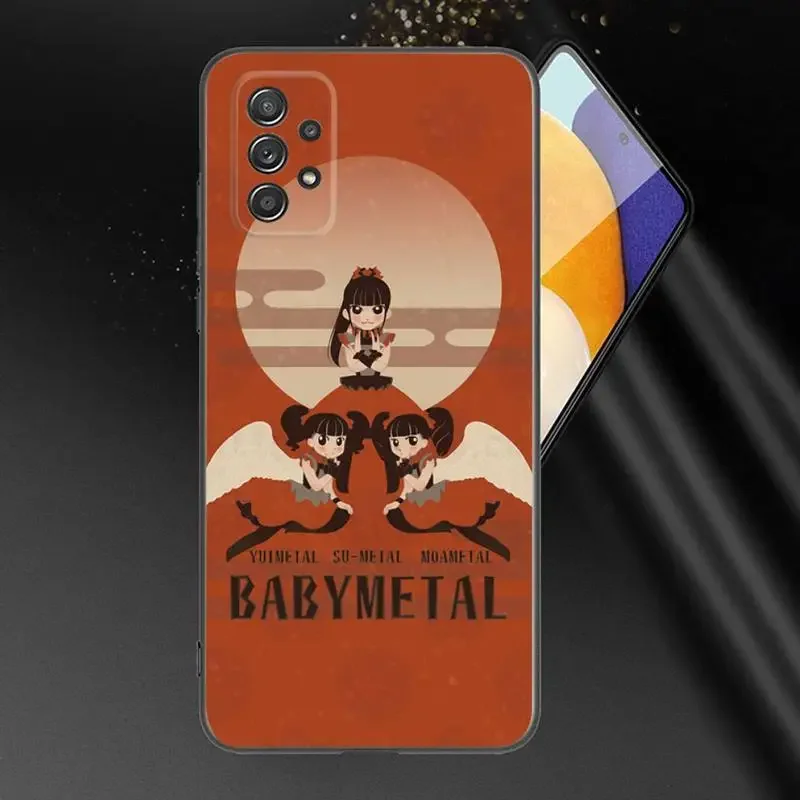 Babymetal Japanese Girl Idol Phone Case For Samsung A91 80 70 53 42 32 30 20 A50 30S 50S 21S 20S A20E Black Case