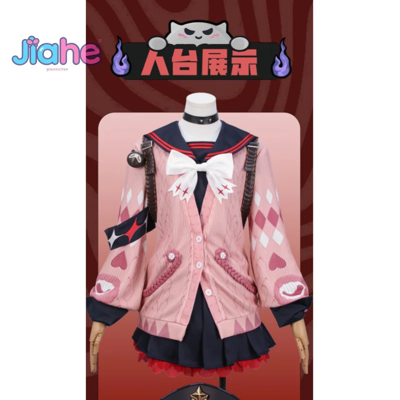 Ukinami Yuzuha Zenless Zone Zero Cosplay Costume Sweater skirt backpack doll socks props Halloween sweet women complete set