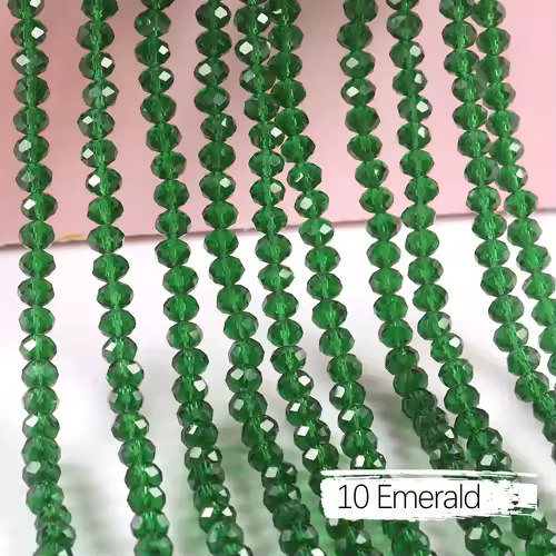 2mm 4mm 6mm 8mm Rondelle Austria Crystal Beads Faceted Glass Beads Loose Spacer Beads for DIY Bracelet Garment Making - Image 39