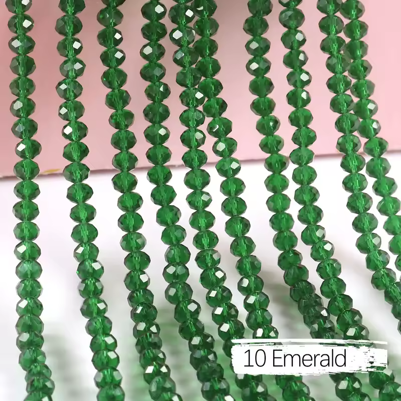 2mm 4mm 6mm 8mm Rondelle Austria Crystal Beads Faceted Glass Beads Loose Spacer Beads for DIY Bracelet Garment Making - Image 39