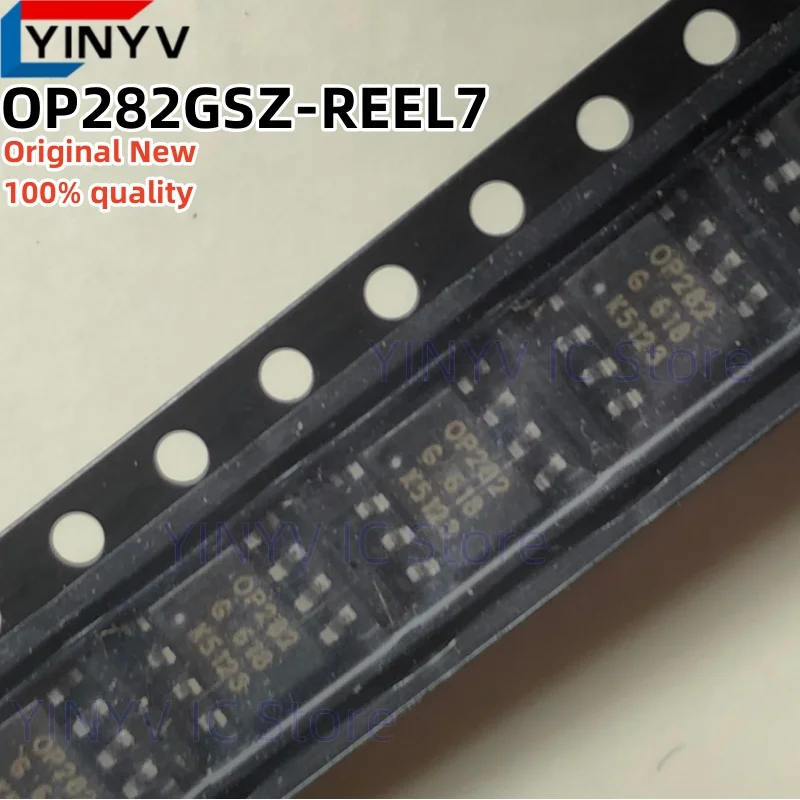 10PCS OP282GSZ-REEL7 OP282GSZ OP282G SOP-8 OP282 Dual/Quad Low Power, High Speed JFET Operational Amplifiers New 100% quality