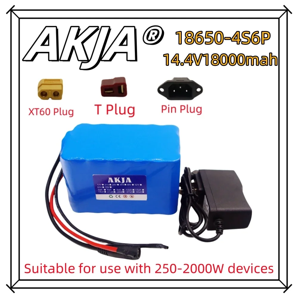 

Air fast transportation14.4V18000mAh aircraft model toy4S6P high rate discharge 18AH battery pack original 18650 lithium battery