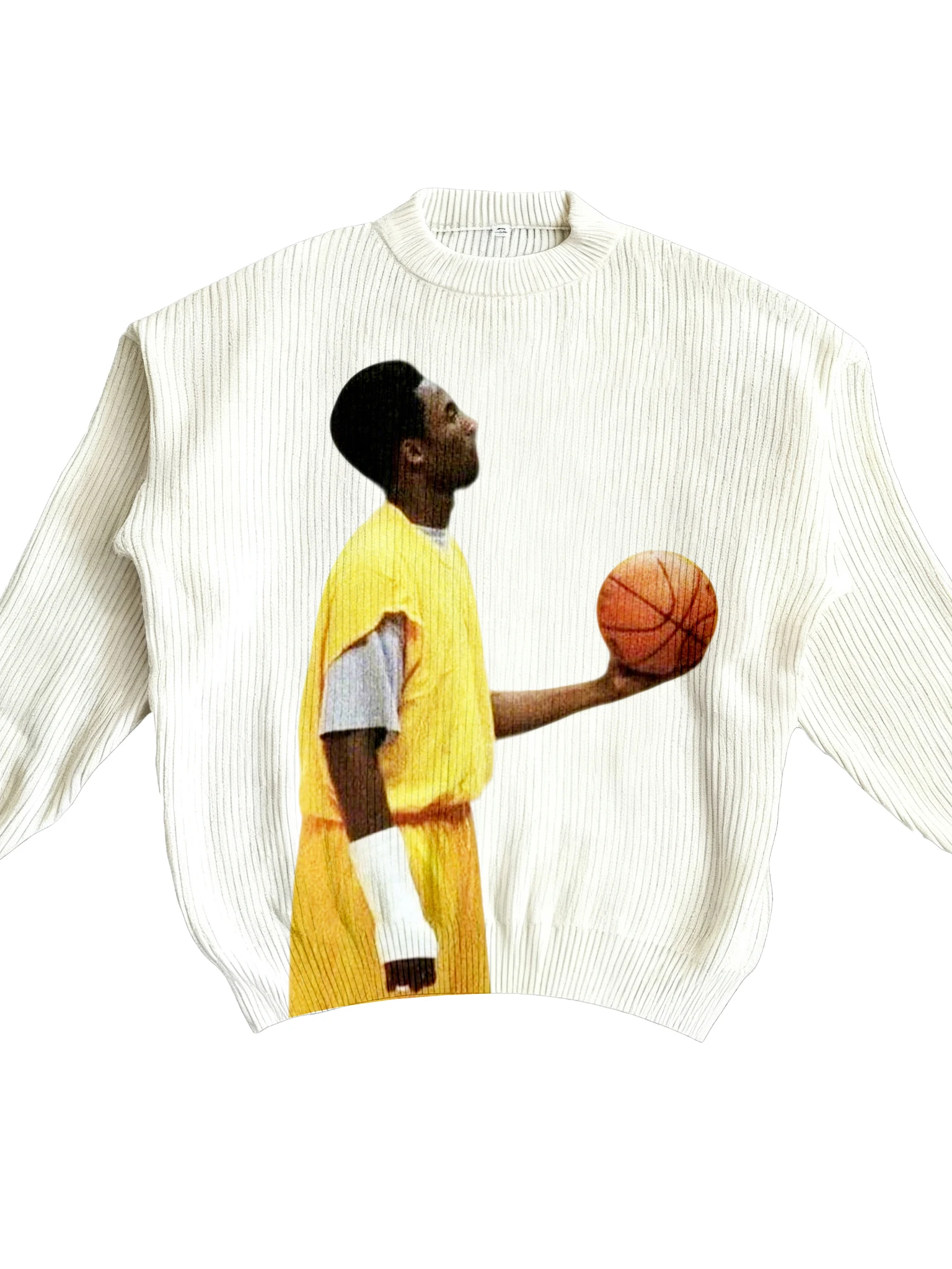 

Оригинальный теплый трикотаж Kobe с цифровым прямым принтом, большой принт, осень-зима, мужской и женский свитер, повседневный свободный крой, длинный све r...