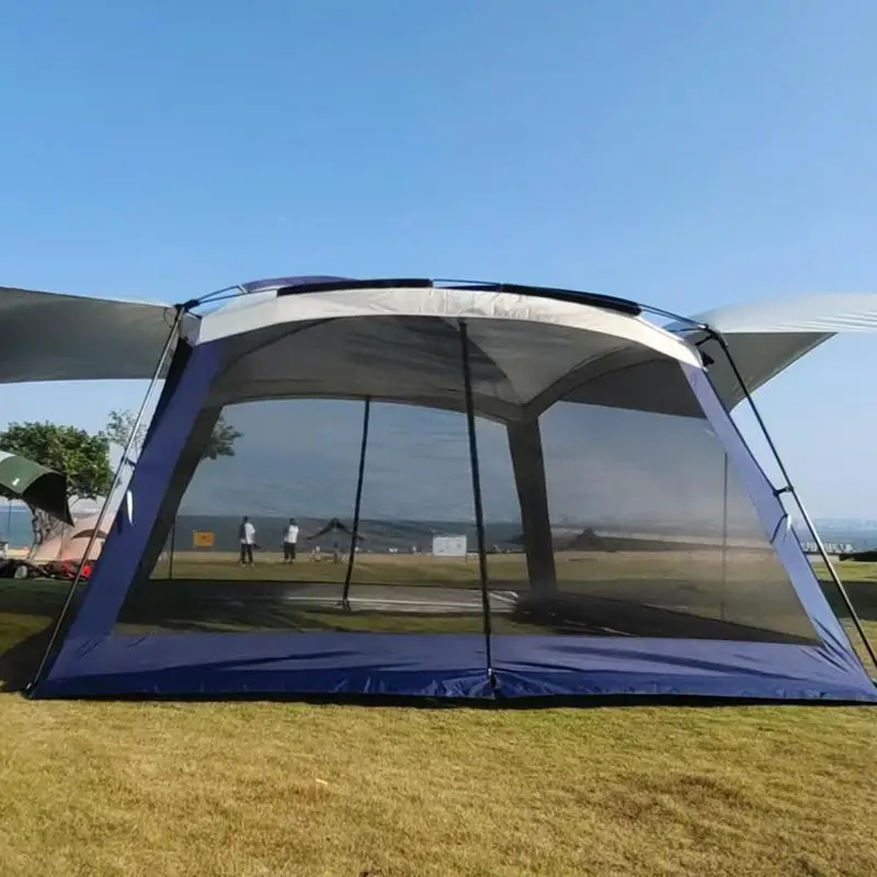 Outdoor Mosquito Net Canopy Camping Tent Awning Mesh Tent Large Screen Tents Screen House Mesh Net Canopy Tent Shelter Gazebos