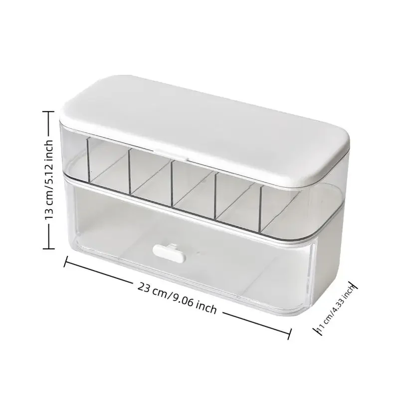 Desktop Cable Organizer Box For Mobile Phone Charger Wires