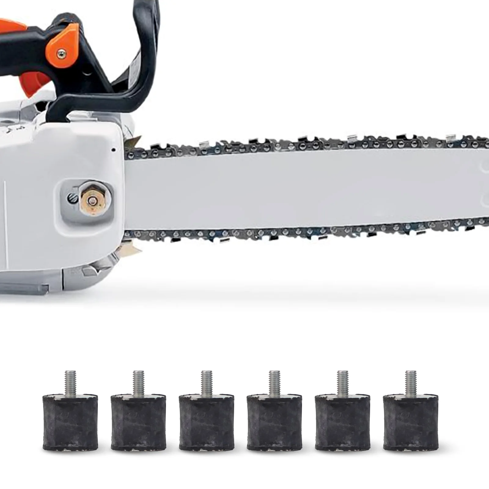 

AV Annular Buffer Kit for Chainsaw For 020T MS200 MS200T 6Pcs OEM Replacement 1116 790 9600 for Efficient Repairs