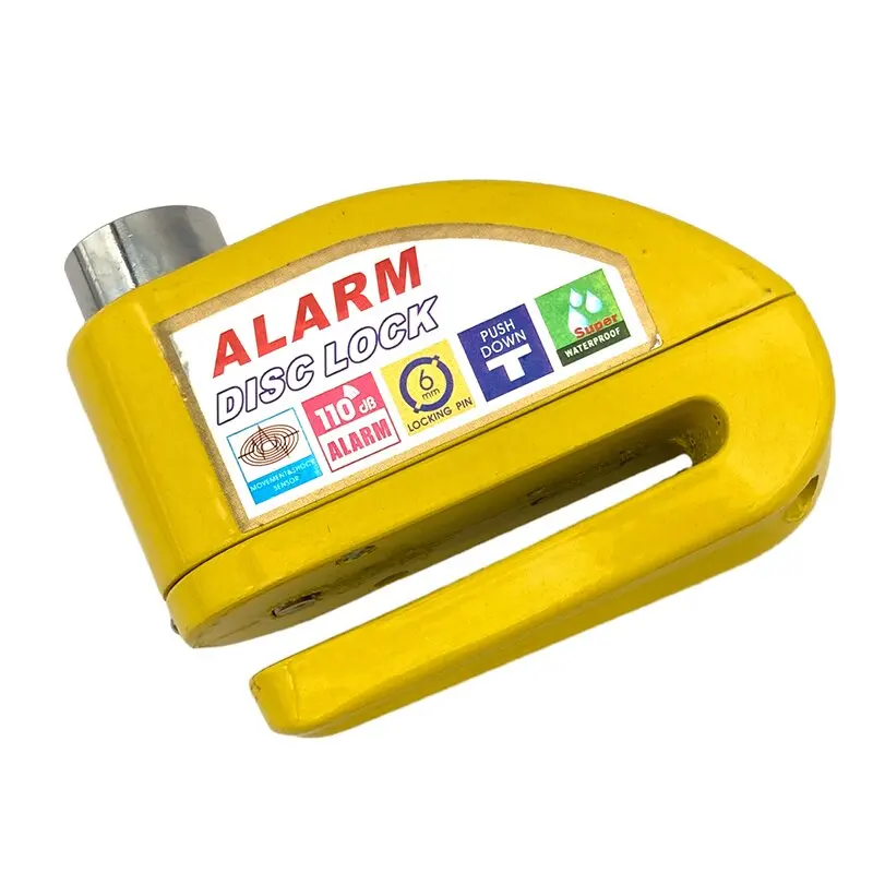 Bicycle Motorcycle Alarm Lock Anti-theft Bike Anti Theft Security Disc Brake Locks 110db Loud Warning +1.5m Reminder Rope