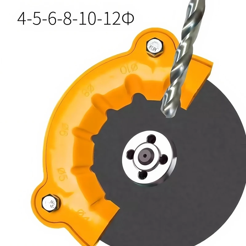 Universal Drill Bit Sharpener Attachment for Angle Grinder 4-12mm High Precision Multi-Spec Grinding Tool Polishing Accessories