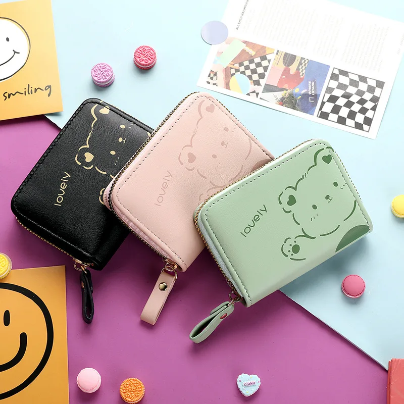 

1PC Wallet Women Ladies Mini Tassel Wallets Cute Short Zipper Lovely Pu Leather Coin Purse Female Hand Wallets