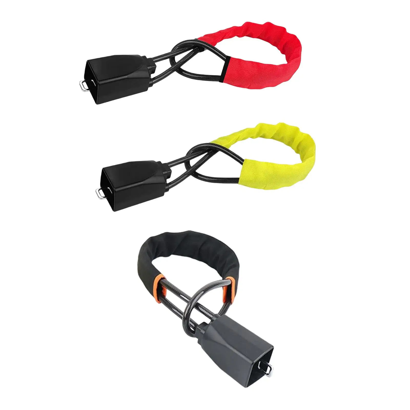 3Pcs Car Steering Wheel Lock Seat lock Quick to Fit and Remove