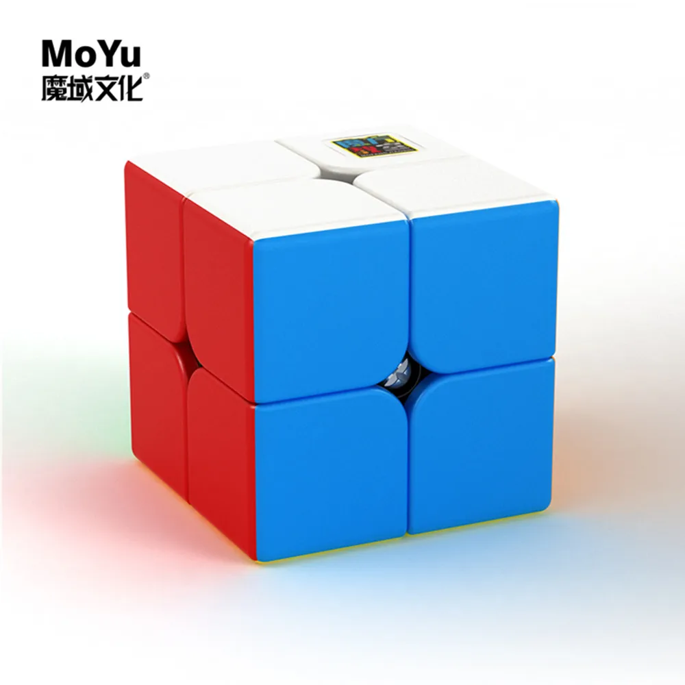 MoYu 2x2x2 Cube Speed MeiLong 2x2 Mini Pocket  Magic Cube Profession Cube Education Toy Speed 2x2 Magic Cube Moyu 2x2