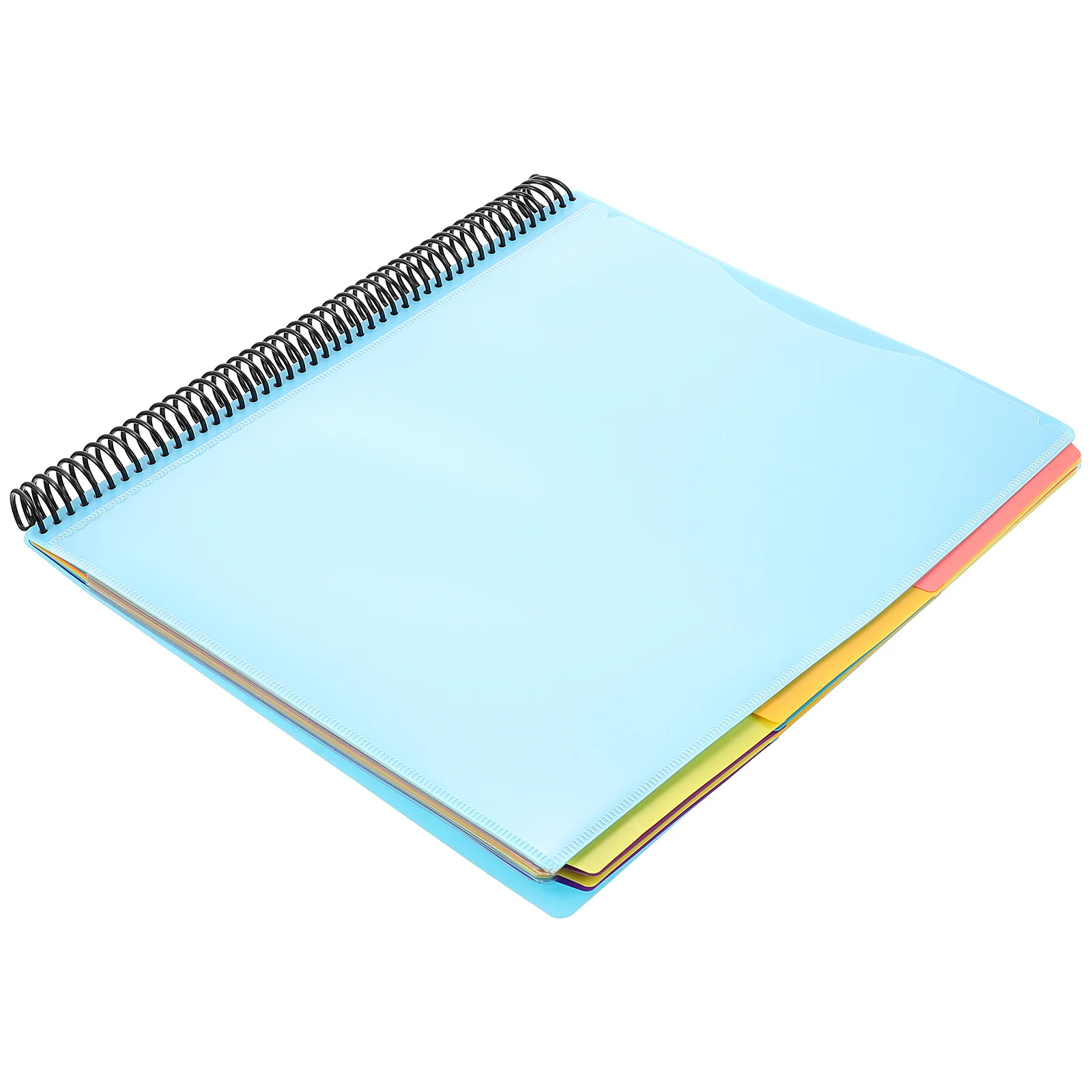 

Plastic Document Container Coil Design File Folder Classifying Papers Folder For Office Lightweight Pocket