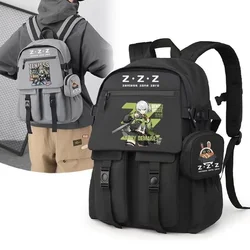Game Zenless Zone Zero Bangboo Backpack For Kid Back To School Anime Ellen Joe Nicole Print Pattern Schoolbag For Student Gift