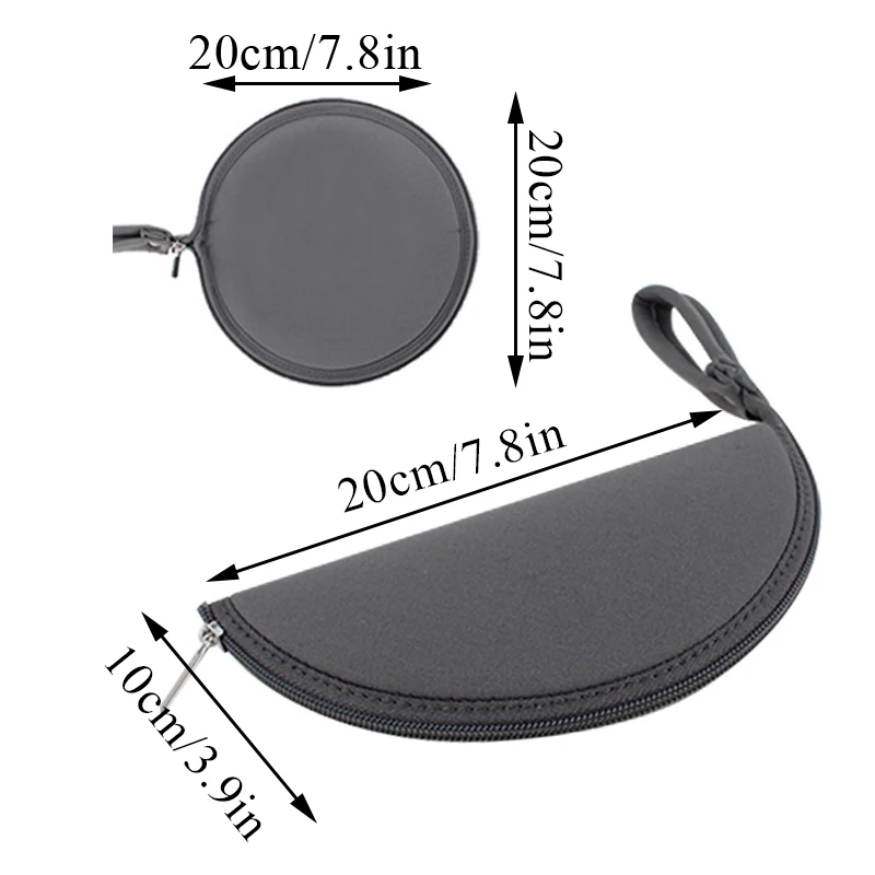 Tappetino per Mouse per Computer con cerniera tappetino per Mouse pieghevole per ufficio custodia multifunzionale per Mouse e cuffie accessori per Computer