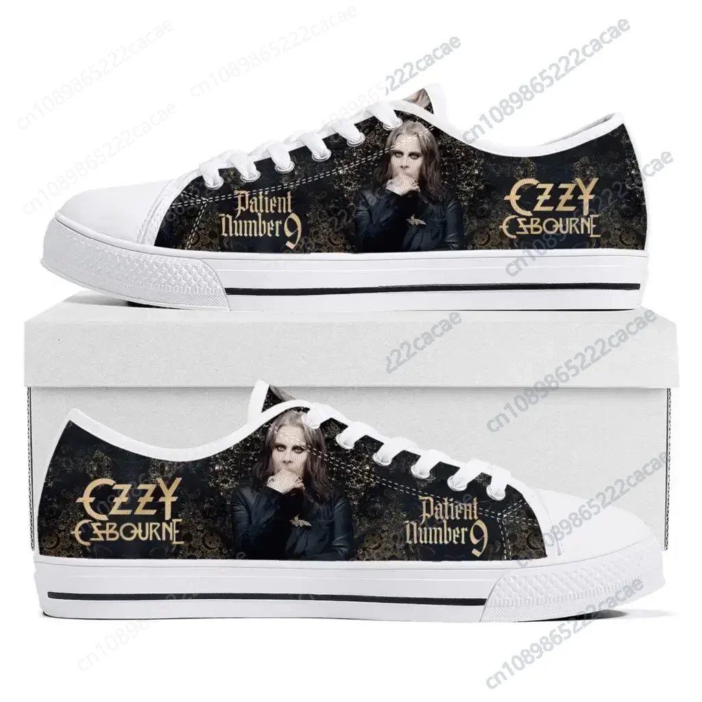 

Ozzy Rock Singer Osbourne Low Top High Quality Sneakers Mens Womens Teenager Canvas Sneaker Casual Couple Shoes Custom Shoes