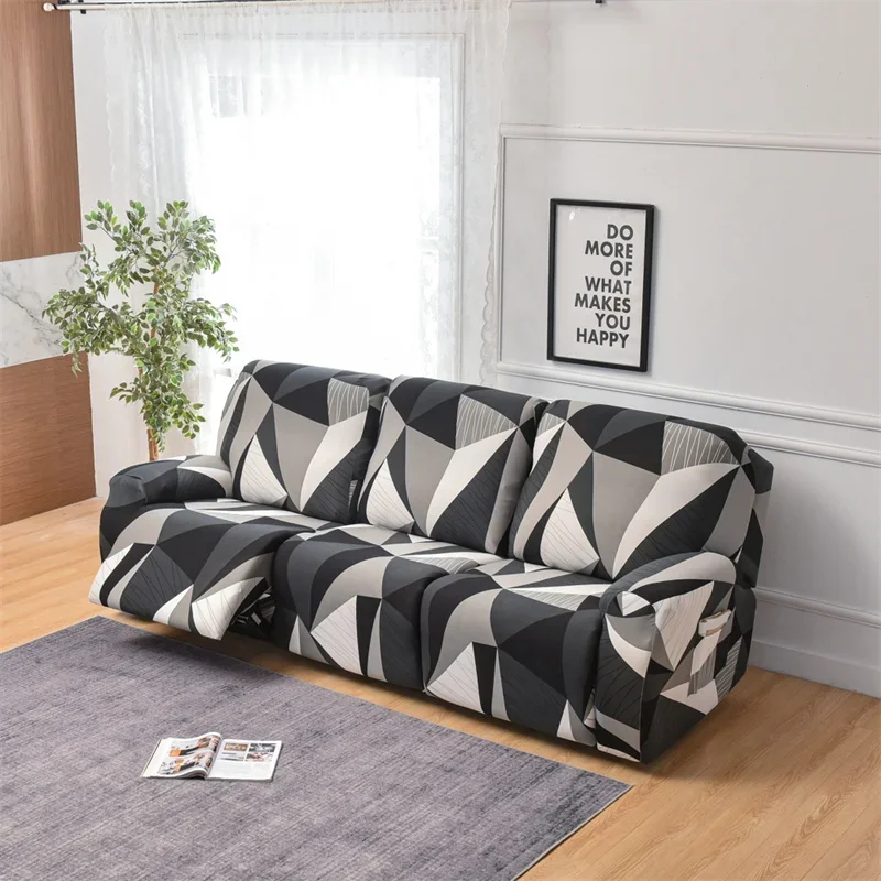 1 2 3 Seater Recliner Sofa Cover Stretch Lazy Boy Chair Cover Elastic Sofa Slipcovers for Living Room Armchair Furniture Covers