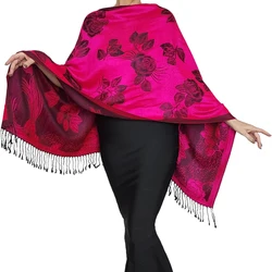2024 Winter Scarf For Women Shawls Wrap Fashion Plaid Warm Thick Cashmere Scarves Lady Pashmina Female Bandana Quality Tassel