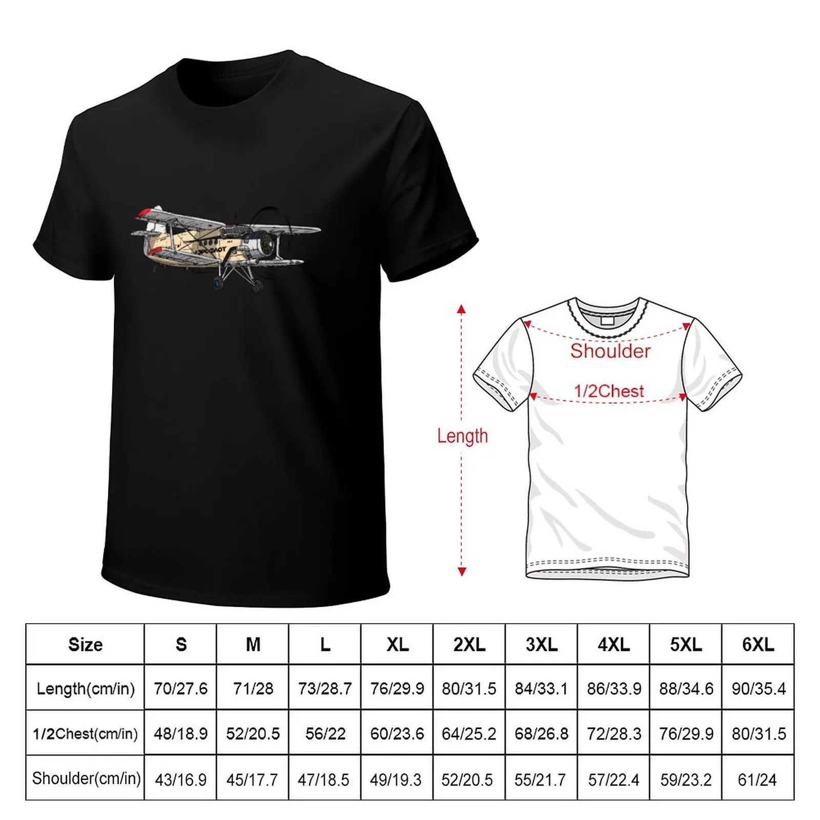 Antonov AN-2 T-Shirt cotton t-shirt plain for man package T-Shirt