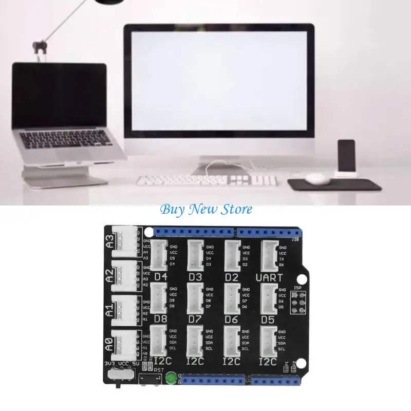 

Base Shield 20ce Base Щит v2.1, совместимый с светодиодами датчиков ввода -вывода.