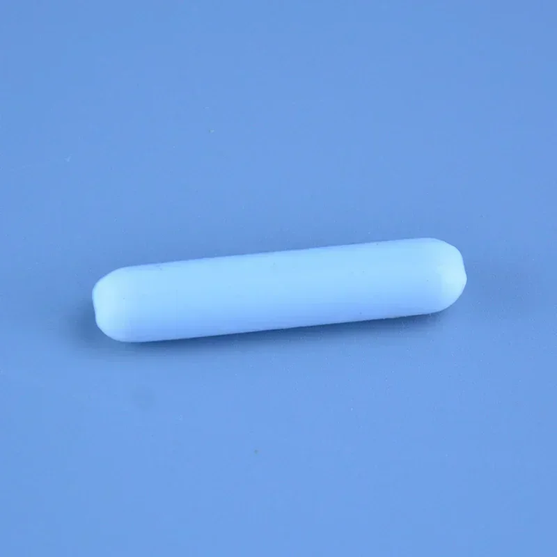 

Lab Magnetic Stir Bars - PTFE Coated, White, No Pivot Ring for Chemical Mixing