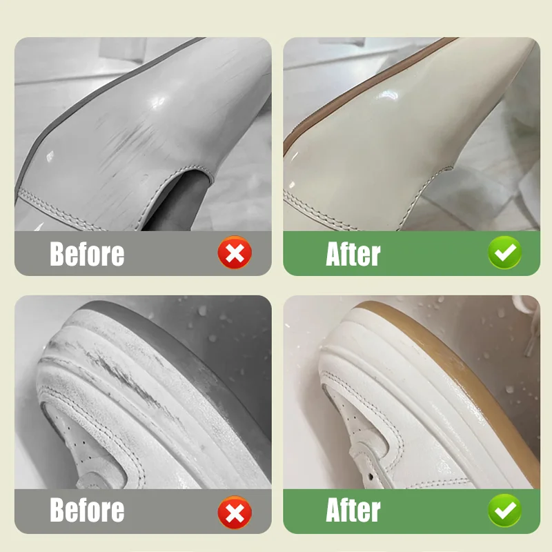 White Sneaker Repair Pen Shoe Touch Up Paint for Scuff Marks Restoration on Leather Canvas Shoes Quick Shoe Color Touch Up Tool view 6