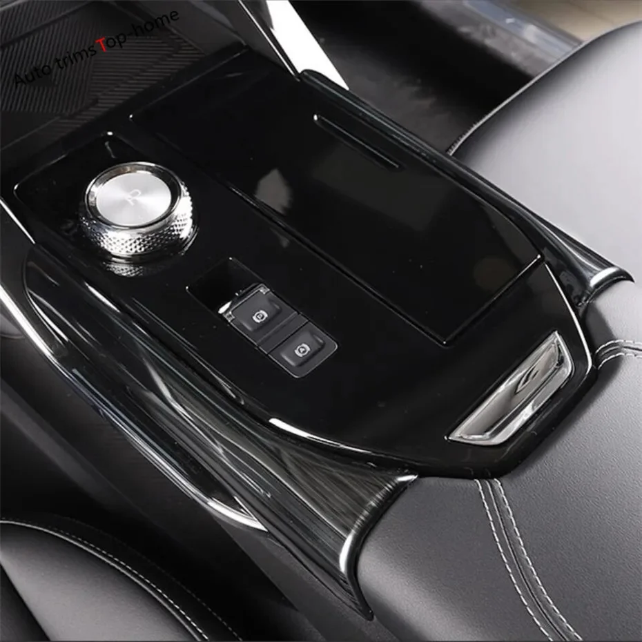 

Black Brushed Style Gear Shifter Decoration Panel Start Stop Button Cover Trim Fit For Haval H6 2021 2022 2023 2024 Accessories