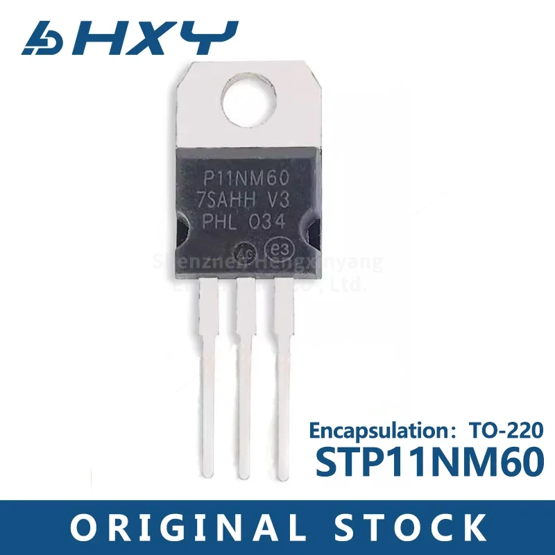 10Pcs/lot   STP11NM60 package: TO-220F Parameters: 600V 11A FET